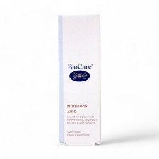 Biocare Nutrisorb Zinc Drop 30ml, Υγρό Συμπλήρωμα Διατροφής Με Ψευδ...