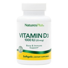 Natures Plus Vitamin D3 1000 IU 30 Caps Natures Plus Vitamin D3 1000 IU 30 Caps