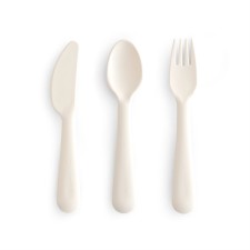 Mushie Cutlery Set Ivory 3s