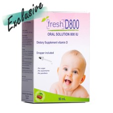 Fresh D800 Oral Solution 800iu 50ml