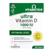 VITABIOTICS ULTRA VIT D3 1000IU 96 SOFT GELS