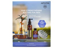 Apivita Hair Loss Lotion 150ml + Mens Tonic Shampoo 75ml + Scalp Massager Gift Set