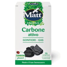 Matt Active Carbon 75 Tablets