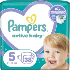 Pampers Active Baby No 5 (11-16kg) 38 Diapers