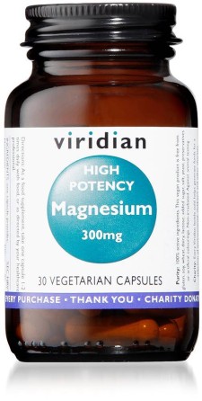 VIRIDIAN HIGH POTENCY MAGNESIUM 30s, REDUCE TIREDNESS, SUPPORT MUSCLE FUNCTION