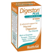 Health Aid Digeston Plus x 30 Veg Tablets - Advanced Support For Normal Digestion