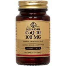 SOLGAR CoQ-10 100MG, FOR HEALTHY HEART& ANTIOXIDANT PROTECTION 30SOFTGELS