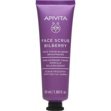 Apivita Face Scrub Bilberry For Brightening x 50ml