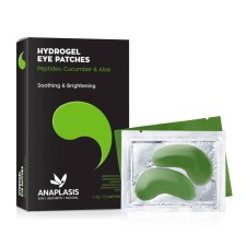 ANAPLASIS HYDROGEL EYE PATCHES PEPTIDES, CUCUMBER & ALOE SOOTHING & BRIGHTENING 8S