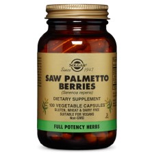 SOLGAR SAW PALMETTO BERRIES, FOR NORMAL FUNCTION OF PROSTATE 100CAPSULES