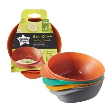 Tommee Tippee Easy Scoop Feeding Bowls x 4 Pieces