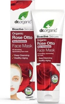 DR. ORGANIC ORGANIC ROSE FACE MASK, DEEP CLEANSING& HEALTHY AGEING 125ML