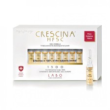 LABO CRESCINA HFSC 100% MAN 1300, HELPS PROMOTE PHYSIOLOGICAL HAIR GROWTH 20AMPULES