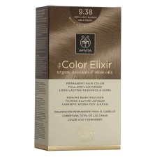 Apivita My Color Elixir Permanent Hair Color Kit Very Light Blond Gold Pearl No 9.38