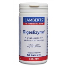 LAMBERTS DIGESTIZYME, HIGH POTENCY DIGESTIVE ENZYME COMPLEX 100CAPSULES