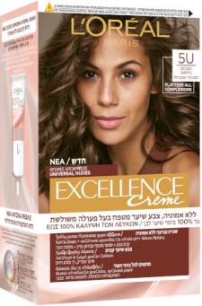 Loreal Excellence Universal Nudes Hair Color Ammonia Free 5u Light Brown