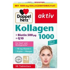 Doppelherz Kollagen 1000 + Biotin + Q10 x 30 Tablets