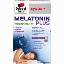 DOPPELHERZ MELATONIN PLUS GRANULES 30X10G