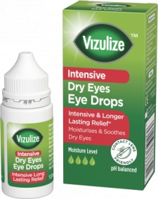 Vizulize Intensive Dry Eye Drops 10ml + Tired Eye Drops 15ml Offer