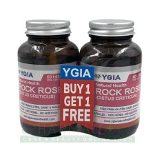 YGIA ROCK ROSE (CISTUS INCANUS) VEG. CAPS 60s 1+1 FREE