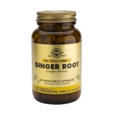 Solgar Ginger Root Extract x 100 Capsules - For The Relief Of Digestive Problems Like Nausea, indigestion