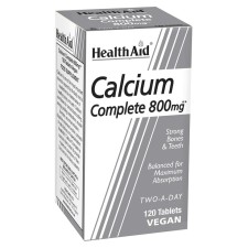 Health Aid Calcium 800mg x 120 Veg Tablets