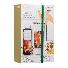 Korres Spread Joy Pomegranate Body Cleanser 250ml & Body Milk 200ml...