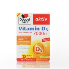 Doppelherz Vitamin D3 7000IE 15 Mini Tablets Doppelherz Vitamin D3 7000IE 15 Mini Tablets