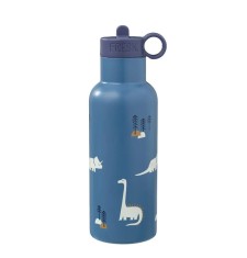 Fresk Stainless Steel Bottle Dino 500ml with Extra Lid