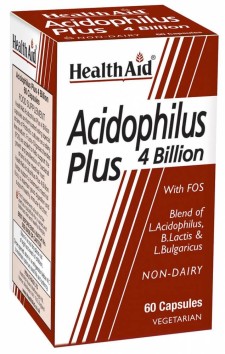 HEALTH AID ACIDOPHILUS PLUS 4 BILLION 60CAPSULES