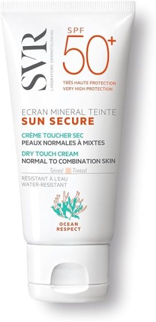 SVR Sun Secure SPF50+ Dry Touch Mineral Tinted Cream For Normal To Combination Skin x 50ml