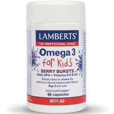 Lamberts Omega 3 For Kids Berry Bursts 60 Capsules Lamberts Omega 3 For Kids Berry Bursts 60 Capsules