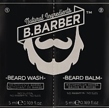 B.Barber Wash 5ml + Balm 5ml Set B.Barber Wash 5ml + Balm 5ml Set