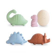 Mushie Mold Free Bath Play Set Dinosaurs