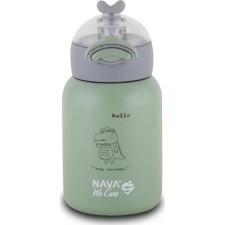 Nava Kids Stainless Steel Insulated Water Bottle 350ml Green