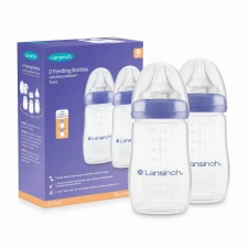 Lansinoh Feeding Bottle 2x240ml (Natural Wave)