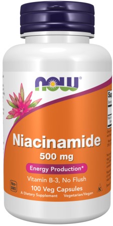 Now Foods - Niacinamide 500mg x 100 Veg Capsules