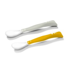 Babyono Flexible Spoons Yellow/Grey 2s