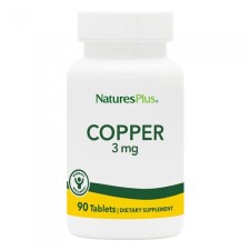 Naturesplus Copper 3mg 90 Tabs, Συμπλήρωμα Διατροφής Που Περιέχει Χ...