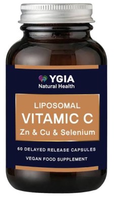 Ygia Liposomal Vitamin C, Zn, Cu & Selenium 60 DRCaps Ygia Liposomal Vitamin C, Zn, Cu & Selenium 60 DRCaps
