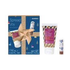 Korres Spread Joy Winter Essentials Hand Cream 75ml & Lip Balm 4.5g Set
