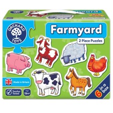 ORCHARD TOYS FARMYARD 2 PIECES PUZZLE