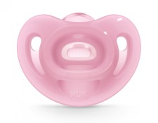 Nuk Sensitive Silicone Soother 6-18m x 1 Piece Available in Blue / Pink / Purple Colour