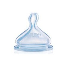NUK FIRST CHOICE SILICONE TEAT MILK 6-18m LARGE 1PIECE