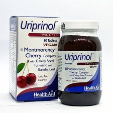 HEALTH AID URIPRINOL, VITAMINS& NATURAL EXTRACTS TO MAINTAIN NORMAL LEVELS OF URIC ACID 60TABLETS