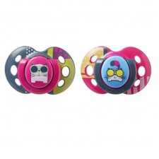 Tommee Tippee Fun Style Soother 18-36m x 2 Pieces