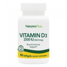 Natures Plus Vitamin D3 2500 IU 90 Softgels