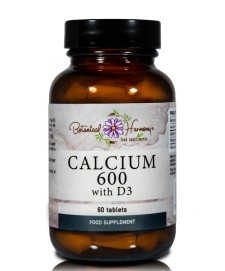 BOTANICAL HARMONY CALCIUM 600 WITH D3 60TABLETS 