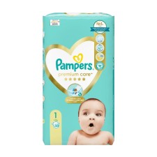 Pampers Premium Care No 1 With 50 Diapers