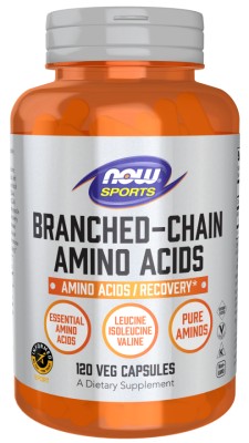 Now Sports - Branched Chain Amino Acids x 120 Veg Capsules